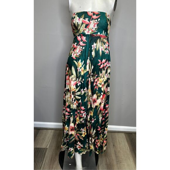 Zimmermann Floral Strapless Smocked Back Linen August Maxi Dress $725 - Picture 6 of 11